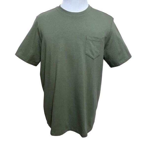 Tahari NWT Green Pocket Tee Men L - Picture 1 of 11